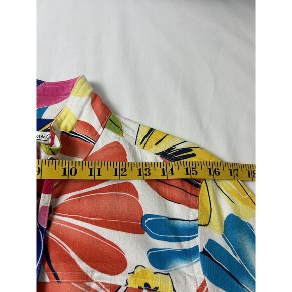 Coldwater Creek Floral Jacket Large - Picture 5 of 9